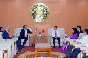 Điện Biên leader receives the US Ambassador to Việt Nam