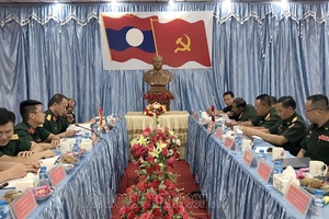 Điện Biên and Phongsaly military units work on military and defence tasks