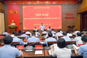 Điện Biên Party Committee reviews administrative reorganisation plan for 2023-2025