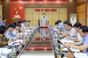 Standing Committee of the Điện Biên Provincial Party Committee holds meeting on key issues