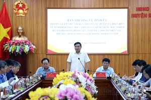 'Điện Biên district urged to speed up urban development and infrastructure improvements