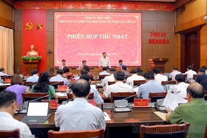 'Subcommittee on 15th Điện Biên Provincial Party Congress documents convenes first meeting