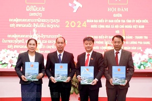 Promoting cooperation between Điện Biên Province’s Inspection Commission and Party Inspection-Inspectorate Commissions of the three Lao provinces Phoongsaly, Oudomxay, and Luang Prabang