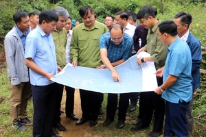 'Provincial People's Committee Chairman inspects projects in Tuần Giáo District