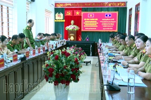 Điện Biên and Lao districts sign 2025 border security agreement