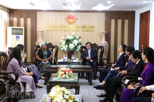 'Điện Biên leader meets with United Nations delegation in Việt Nam