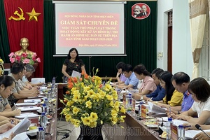 Điện Biên Provincial Council inspects law compliance in criminal and civil judgments