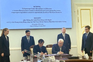 Điện Biên Province signs cooperation agreement with Saint Petersburg, Russian Federation