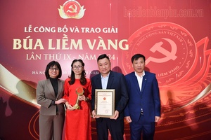 Điện Biên Phủ Newspaper wins Consolation Prize at 9th National Press Awards on Party Building