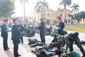 'Điện Biên Provincial Military Command inspects troops’ combat readiness