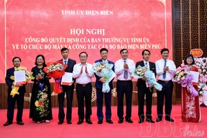 'Announcement of decisions regarding organizational structure and personnel affairs of Điện Biên Phủ Newspaper