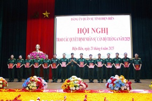 'Điện Biên announces military personnel decisions