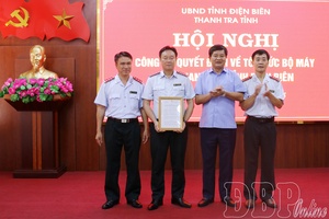 'New organizational structure of Điện Biên Inspectorate announced
