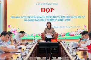 'Na Sang commune’s Party Committee actively prepares for first congress