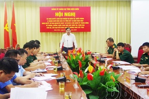 Building the Điện Biên provincial Military Party Committee to be pure, strong, “outstanding and exemplary”