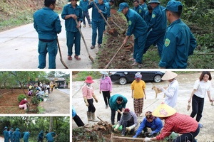 Communities join hands to keep Điện Biên clean and green