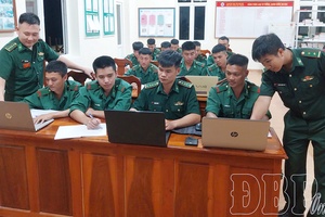 Điện Biên border guards enhance digital technology capacity