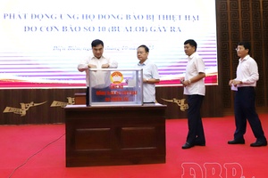 Điện Biên launches donation campaign to support Typhoon No.10-hit victims
