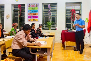 'Điện Biên makes efforts to eradicate illiteracy