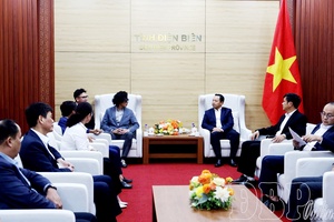 Provincial Party chief receives Waryu Japan Company (Japan) delegation