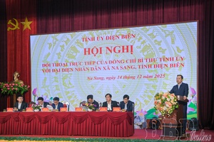 Điện Biên Party chief holds dialogue with people in Na Sang