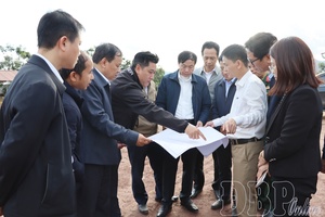 Điện Biên leader inspects progress of key projects