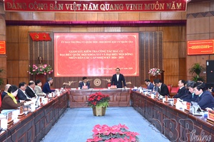 NA Standing Committee and National Election Council inspect election work in Điện Biên