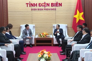 Điện Biên’s Party Chief Trần Tiến Dũng welcomes Taiwanese investors