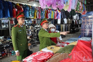 Tightening fire prevention at markets during peak periods