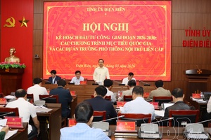 Public investment plan focuses on key projects and priority order