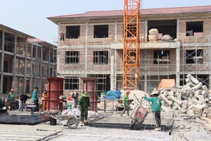 Flexible measures to ensure construction progress of multi-level schools