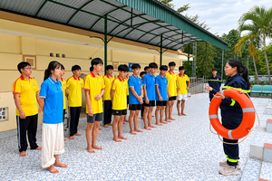 Điện Biên actively equips children with drowning prevention skills