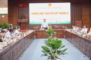 Điện Biên provincial People’s Committee holds June meeting