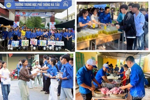 Điện Biên youths active in “Exam Season Support” campaign