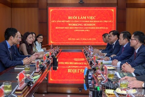Provincial Party Committee Secretary Trần Tiến Dũng works with staBOO Holding AG (Switzerland)