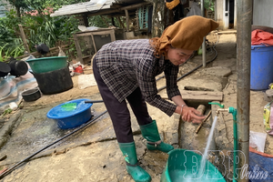 Water arrives in Phiêng Hin
