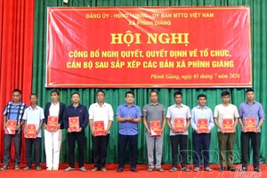 Administrative restructuring strengthens grassroots-level governance in Điện Biên