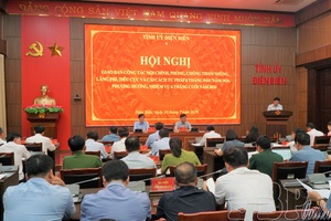 Briefing conference on internal affairs, anti-corruption, and judicial reform