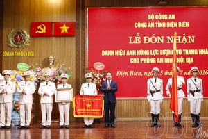 Điện Biên provincial Police’s Domestic Security Division receives title of Hero of People’s Armed Forces