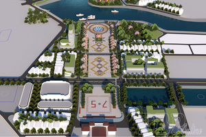 Điện Biên synchronously renovates park, greenery, and sidewalk system