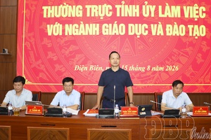 Điện Biên leaders work with Education and Training sector