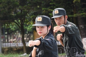 “Steel” in the heart of a female mobile police officer