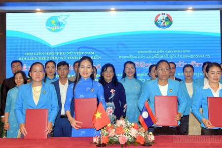 Điện Biên strengthens cooperation on women’s union with three northern Lao provinces