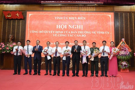 Điện Biên provincial Party Committee announces key personnel appointments