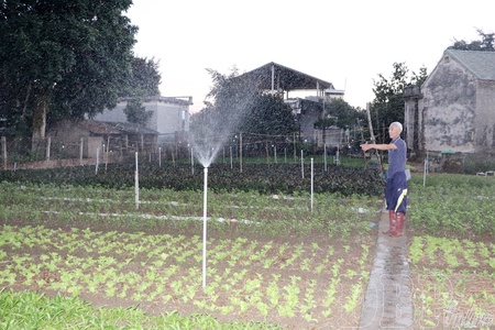 Ensuring no shortages of water for agricultural production