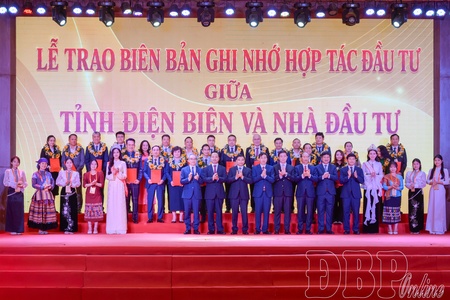 Điện Biên province awards investor approval decisions worth over VND 48,320 billion