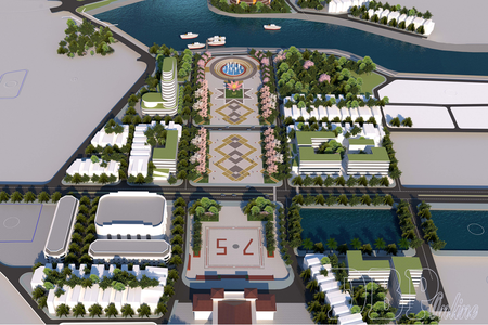 Điện Biên synchronously renovates park, greenery, and sidewalk system