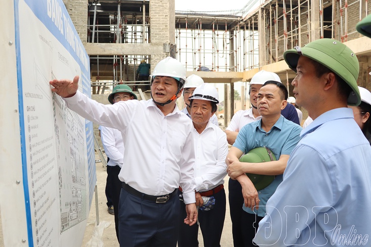 Điện Biên to “sprint” construction progress of inter-level boarding school projects