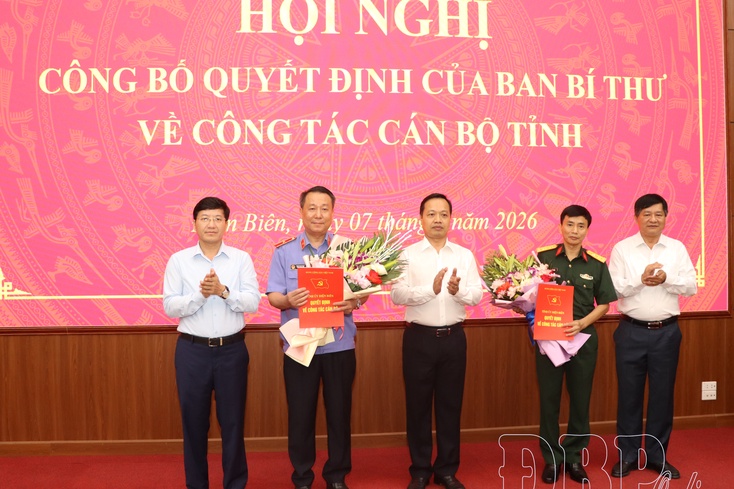 Điện Biên announces Secretariat’s decision on personnel work